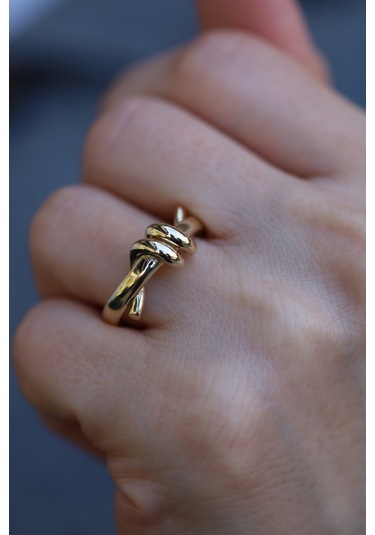 Yenigün Kuyumculuk 14 Ayar Altın Aşk Sarmalı Yüzük Yzk26469