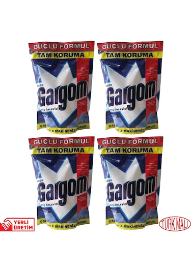 Gargom Kireç Önleyici 4 x 500 G