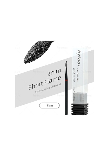 Hytoos Pro Siyah Elmas Tırnak Matkap Uçları Rus Tırnak Eti Ucu Tırnak Matkap Ölü Cilt Tırnak Eti Temizleyici Çivi Ön Tedavi Araçları Koyu Mor