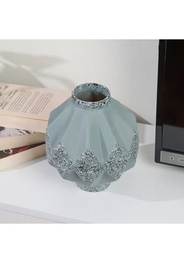 Evidea Deco Anitta Vazo - Gri - 24 Cm Gri