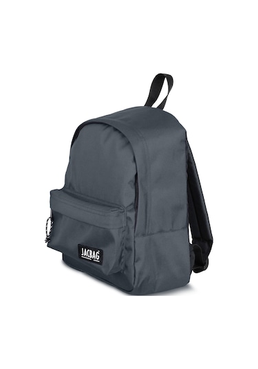 Jacbag Classic Junior -Tek Bölmeli Okul Çantası Junior Jac-Gri Çok Renkli
