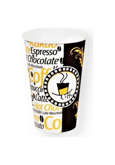 12 oz Latte Frappe Karton Kahve Bardak 300 ml 200 Adet
