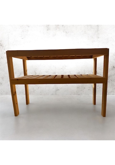 Doğal Ahşap Dekoratif Raf Ahşap