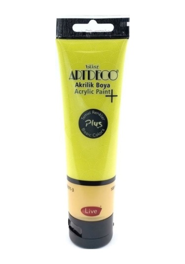 Plus Akrilik Boya 100ml Tüp 403 Limon Sarı 403 Limon Sarı