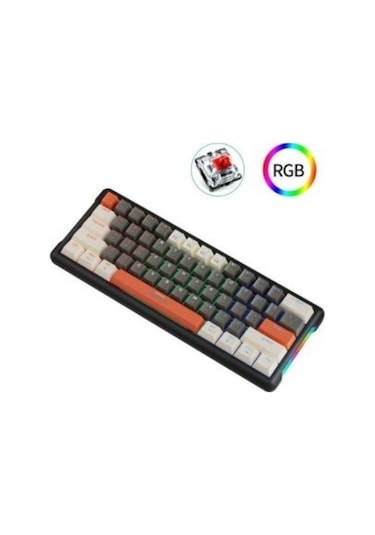 Miaextreme Sarftech K610 Rgb Red Switch 61 Tuş Mini Gaming Oyuncu Kablolu Klavye Red Switch