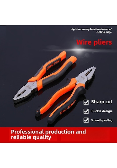 Reedark 8 İnç Çelik Telli Kesici - Elektrikçi Ve Zanaatkârlar İçin Çok Amaçlı Alet, Telli Kesme Ve İzolasyon Soyma, Toplu Satış 84 Adet/adet