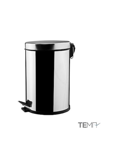 Tema 81117 Pedallı 3 Lt Çöp Kovası 304 Kalite Krom