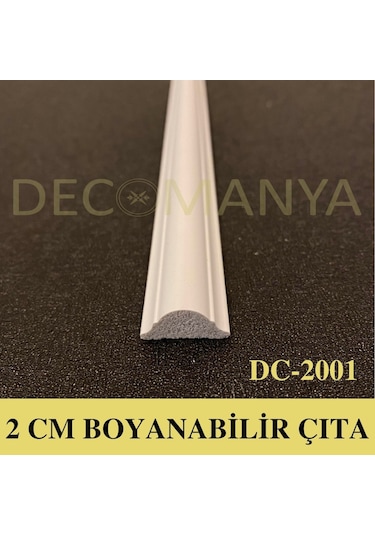 Decomanya Boyanabilir Duvar Çıtası Poliüretan Çıta Polimer Çıta