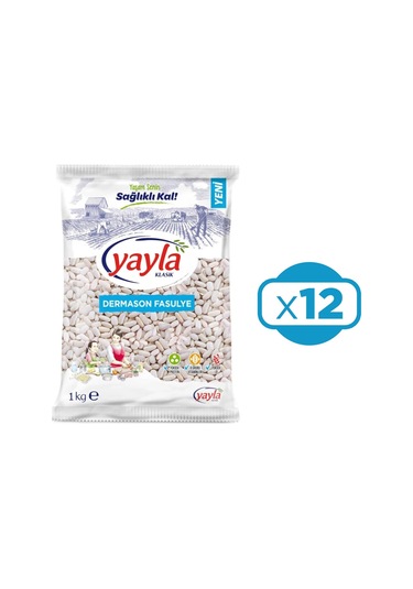 Yayla Dermason Fasulye 12 x 1 KG