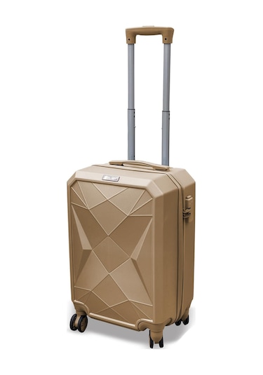 Coral High Diamond ABS Latte 3'lü Valiz Seti 16630 Sütlü Kahverengi