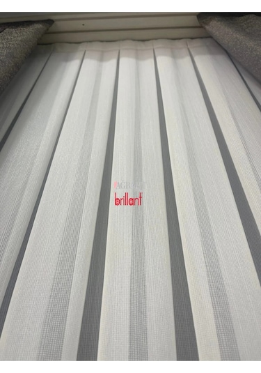 Tül Perde Brillant Simli Bambu Ağır Gramajlı