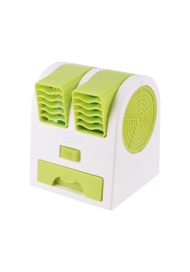 Zhkj Shop Taşınabilir Usb Şarj Masaüstü Küçük Yelpaze Yeşil 1447 Yeşil