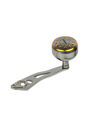 Dayanıklı Metal Balık Olta Makarası Kolu - 35mm Siyah Modifiye Kulp