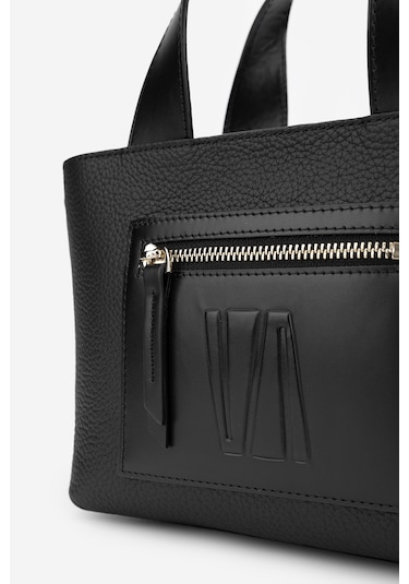 Valmenti Zumba Kadın Siyah/siyah Hakiki Deri El Çantası 301 3003 Bn Canta Y24 Siyah