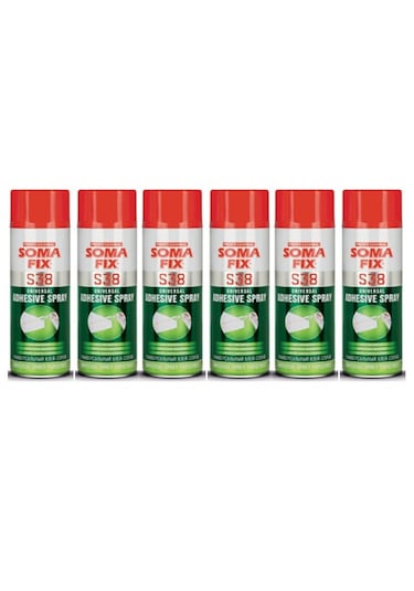 6 Ad Somafix 500ml Somafix Genel Amaçlı Sünger Sprey Yapıştırıcı