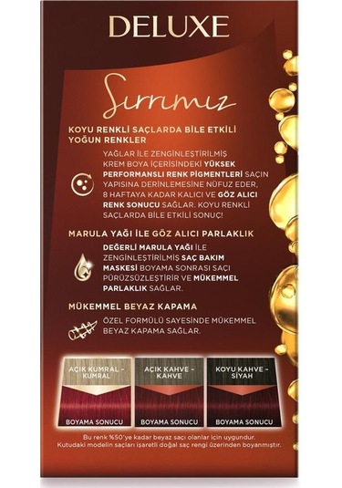 Palette Deluxe Yoğun Renkler 7 - 887 Ateş Kızılı X 2 Adet Saç Boyas