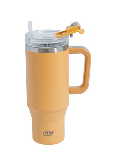 Tyeso Qq Termos Sızdırmaz Pipetli Çift Duvarlı Vakumlu 900ml TS-8866SR