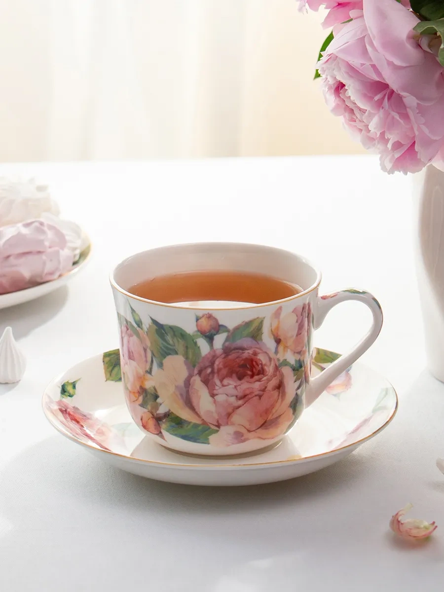 Lefard Hindistan Cevizi 500 Ml Hediyelik "vintage" Porselen Çay Takımı 181081991 Beyaz