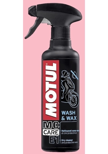 Motul E1 Wash Wax Susuz Temizleme Yıkama Ve Cila 400 Ml
