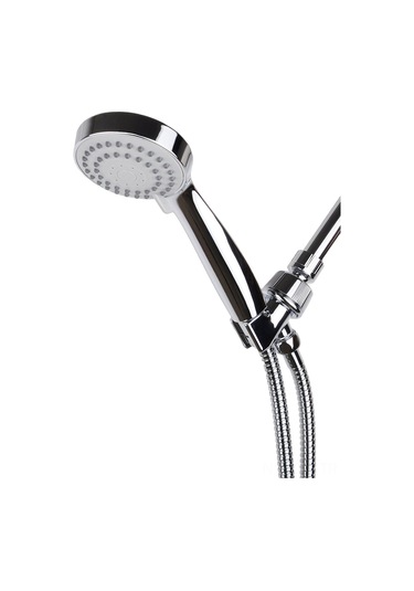 Yunboo 3 Fonksiyonlu El Duşu Seti - Yağmur/masaj/sprey Modları, 1.5m Paslanmaz Hortum Ve Ayarımsız Braket, G1/2 Bağlantı Gümüş