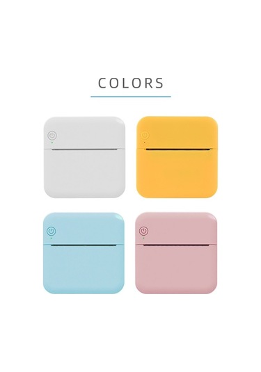 Createtech P7 Mini Yazıcı: Şerit Ve Resim Yazdır - Bluetooth - Mavi