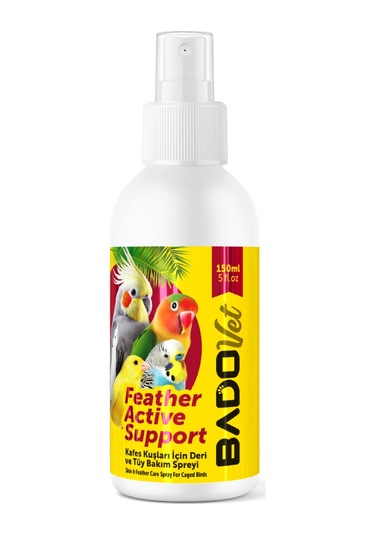 Bado Feather Active Support Kafes Kuşları Deri Ve Tüy Bakım Spreyi 150 Ml