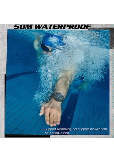 Dijital Saat Erkek Spor Saati Su Geçirmez Kol Saatleri Kronometre Alarmlı