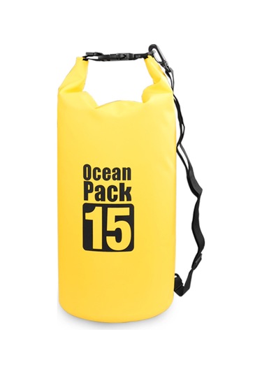 Konesam Pvc Su Geçirmez 15l Kurutma Çantası - Su, Kum Ve Toz Koruma - Nehir Turizmi, Kayık, Rafting İçin