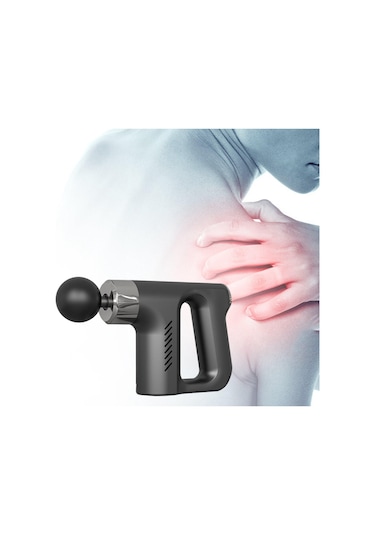 Dolıty Vurmalı Masaj Cihazı Yüksek Yoğunluklu Sessiz Siyah