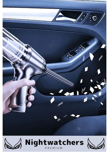 Yeni Seri Şarjlı Kablosuz 2 Fonksiyonlu Uyumlu Vakumlu El Süpürgesi Üfleme Özellikli Araç Süpürgesi