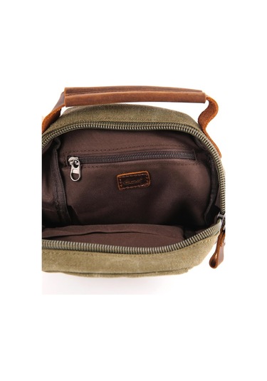 Ççs 51396 Kanvas Omuz Askılı Çapraz Çanta-yeşil Yeşil