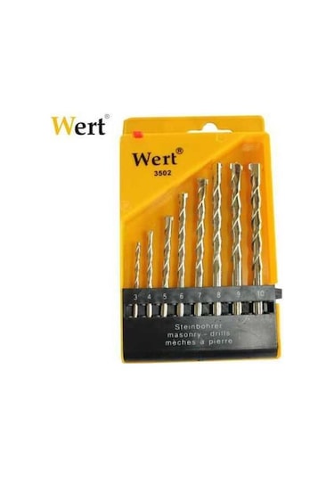 WERT 3502 Beton Matkap Ucu (8 Parça Set)