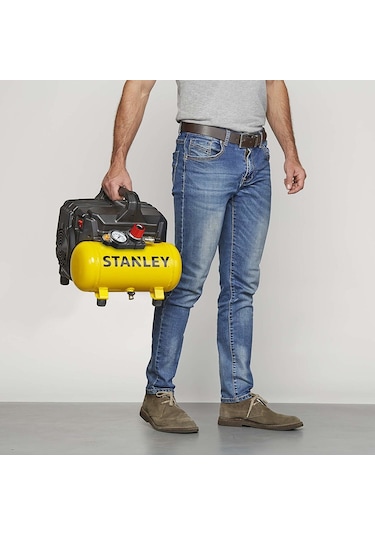 Stanley DST 100/8/6 1 Hp 8 Bar 6 LT Çok Sessiz Hava Kompresörü