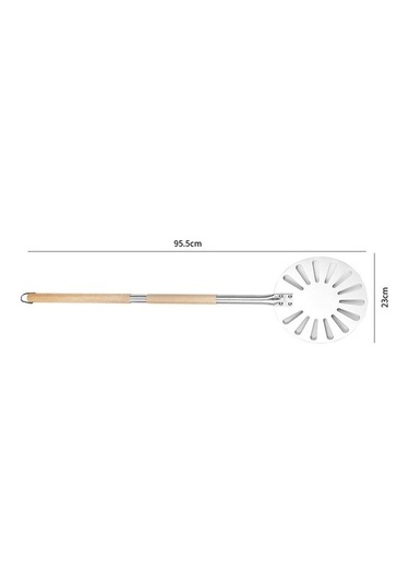 Pizza Çevirme Spatulası, Pişirme Spatulası, Gümüş-siyah Gümüş - Siyah
