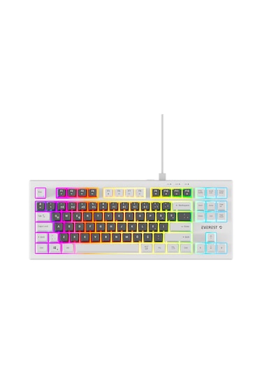 Appa Everest Kb-98 Sılent Tkl-mini Gri Mavi/beyaz Rainbow Q Membrane Klavye