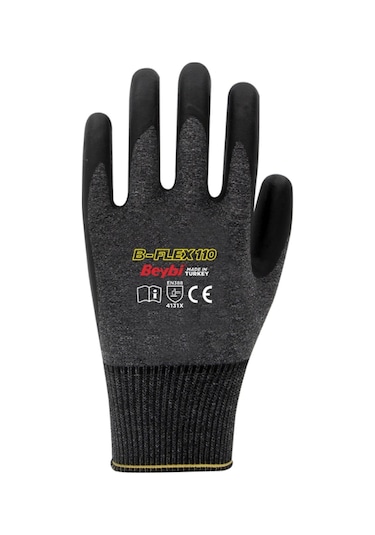 Beybi B-Flex110 Likralı Nitril Eldiven Iş Eldiveni 1 Çift