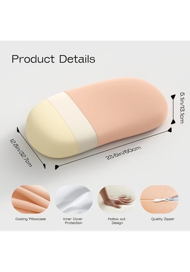 Fochsia Blue Yumuşak Bulut Boyun Yastığı Nefes Alabilir Tüm Mevsimler Ortopedik Rahat Mavi