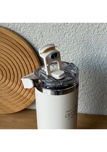 Arow Termos Kupa Matara 750ml Beyaz Beyaz