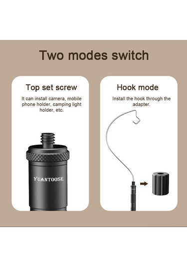 Wezone Alüminyum Çevreleyici Tripod: Cep Telefonu, Kamp Lambası Ve Kamera İçin Taşınabilir Dış Mekan Ayarı - Standart Paket Siyah