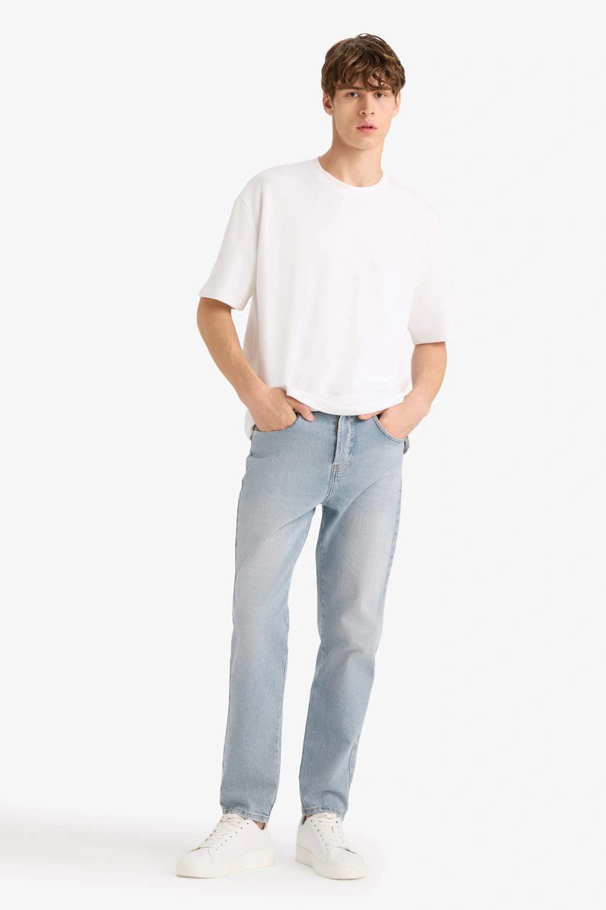 Defacto Relax Tapered Fit Dar Paça Jean Pantolon F8402ax25aunm90 -nm90