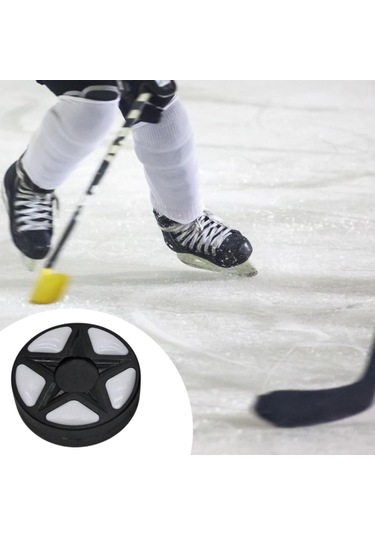 Homyl Buz Hokeyi Topu Açık Hava Yedek Oyun Sporları Siyah Siyah