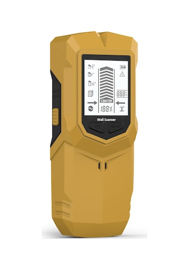 Aubyhe Hw-910 Duvar Dedektörü: Metal, Demirbaş, Tel Tespiti - 6 Fonksiyonlu Yüksek Hassasiyetli - Sarı Pil Dahil Değil