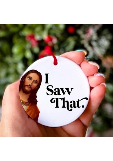 Qingmipy "özel Tasarım Beyaz Seramik Noel Süsü - İsa'nın Doğuşu Temalı Dekor, Hediye" Çok Renkli