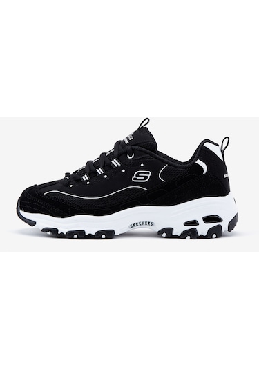 Skechers D'Lites - March Forward Kadın Siyah Sneakers 13148 Bkw Siyah
