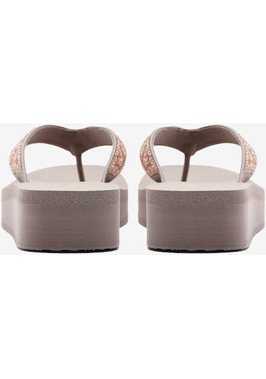 Skechers Vinyasa - Wild Daisies Kadın Bej Parmak Arası Terlik 119638 Tpe Bej