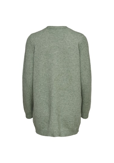 Only Bayan Uzun Örgü Hırka 15174274 Yeşil