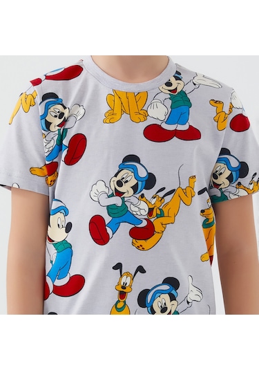 Mickey Mouse D4794-3 Çocuk  Gri Alt Üst Takım