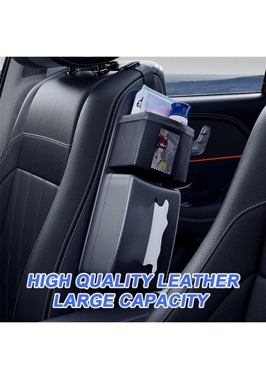 Seametal Araba Koltuğu Yan Cep Arka Koltuk İçecek Tutucu Asılı Çanta Oto Aksesuarları