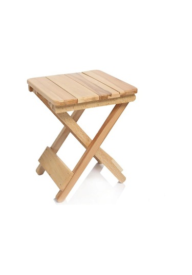 Katlanabilir Portatif Ahşap Tabure