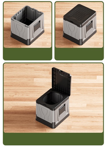 Shufa Katlanır Portatif Tuvalet - Büyütülmüş Boyut